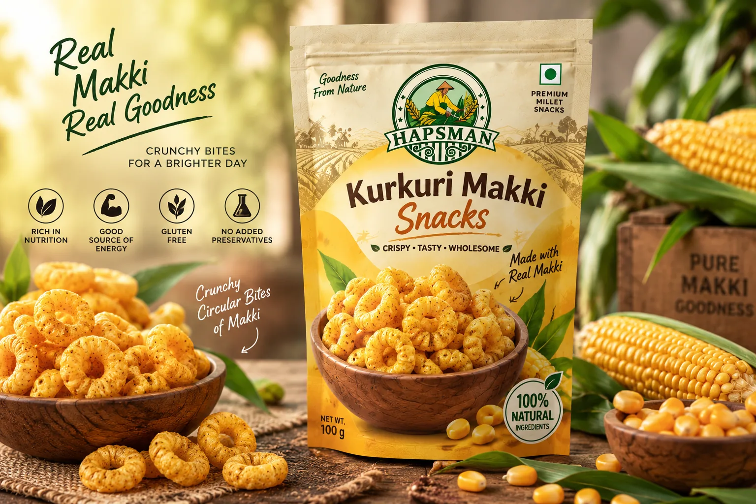 Kurkuri Makki Snacks
