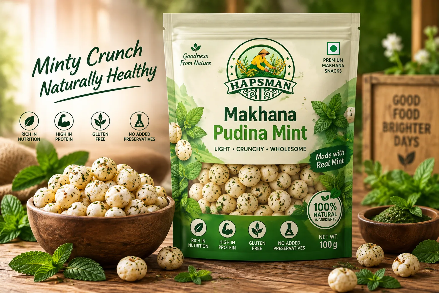 Makhana Pudina Mint
